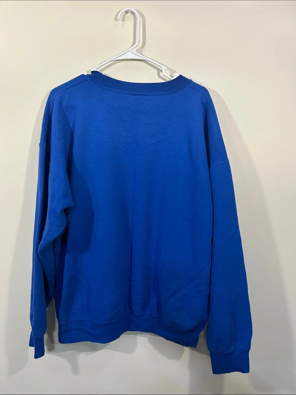 Hanes Royal Blue Wisconsin Crewneck Sweatshirt